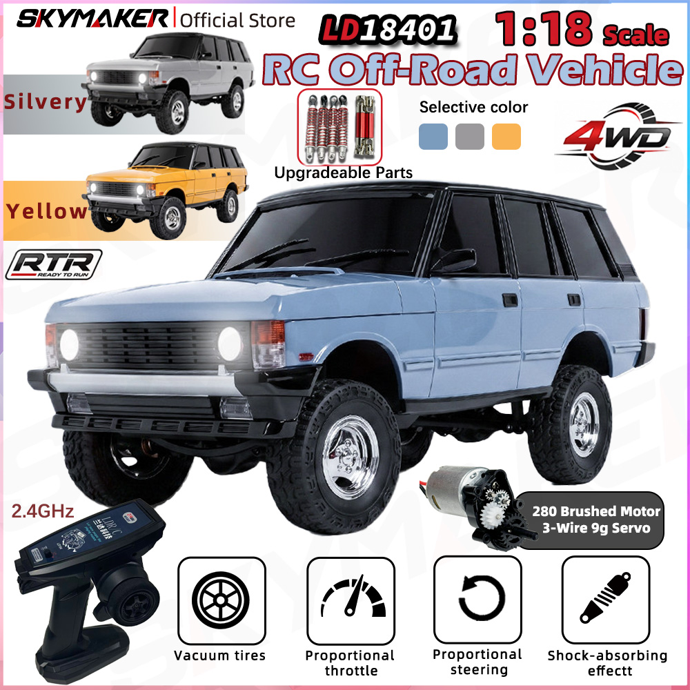 Rc Hobby Off Road - LDRC LD18401 Auto RC 1/18 4WD