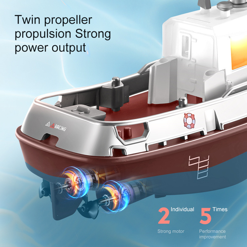 Rc Hobby Grade Boat - Mini Barca Telecomandata 2.4G per Bambini,