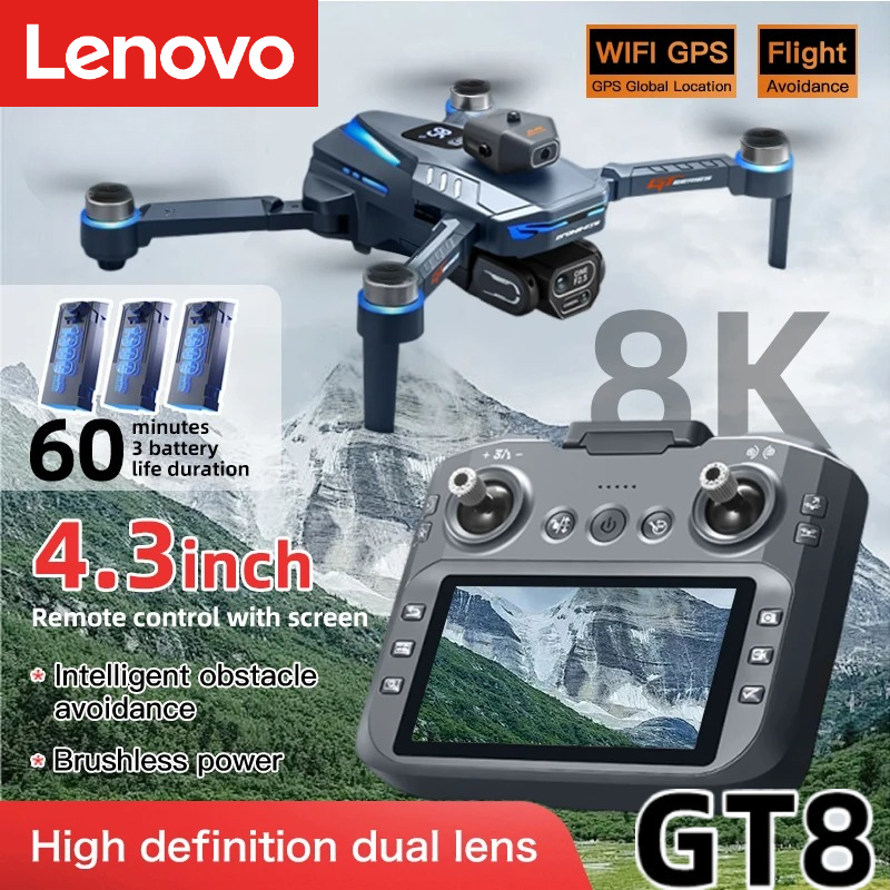 Rc Hobby China - Drone Lenovo GT8 8K Professionale con