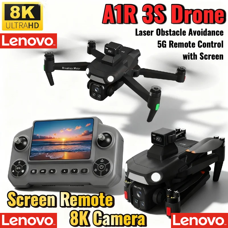 Rc Hobby China - Drone Pieghevole Lenovo A1R 3S con