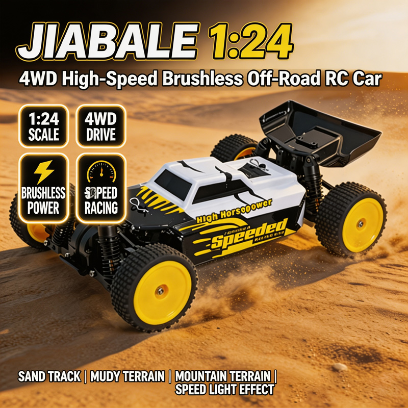 Rc Hobby Off Road - Jiabale 1:24 Auto RC Off-Road Brushless