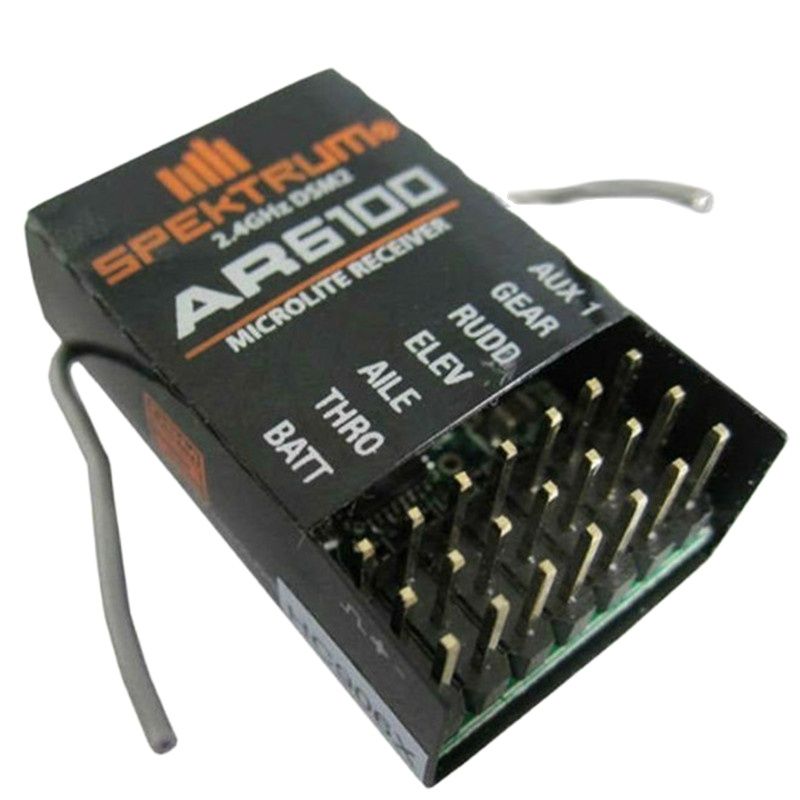 Rc Hobby Toys - AR6100 DSM2 6CH 2.4GHz Ricevitore per
