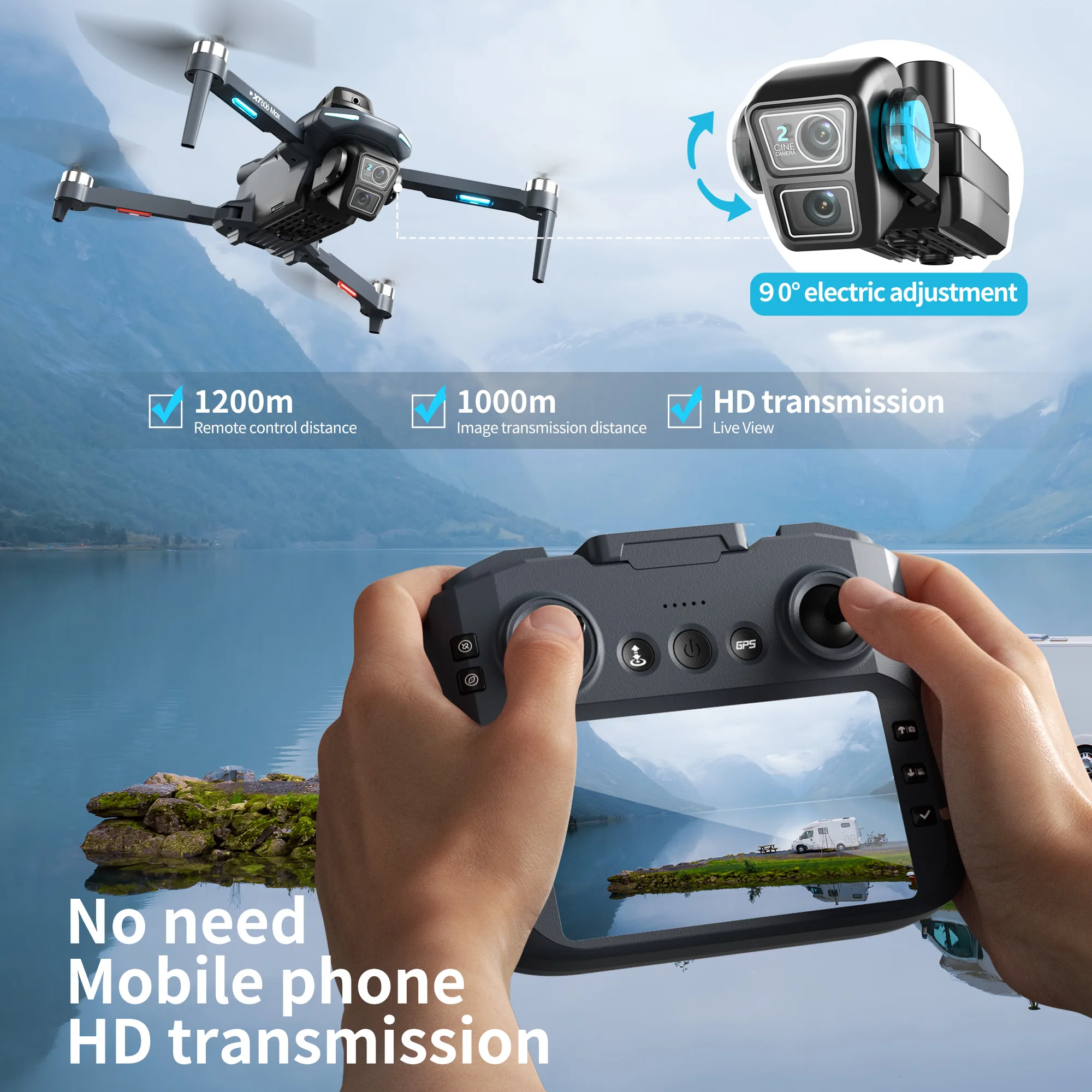 Drone Professionale Lenovo XT6 - Rc Hobby China recensione e prezzo