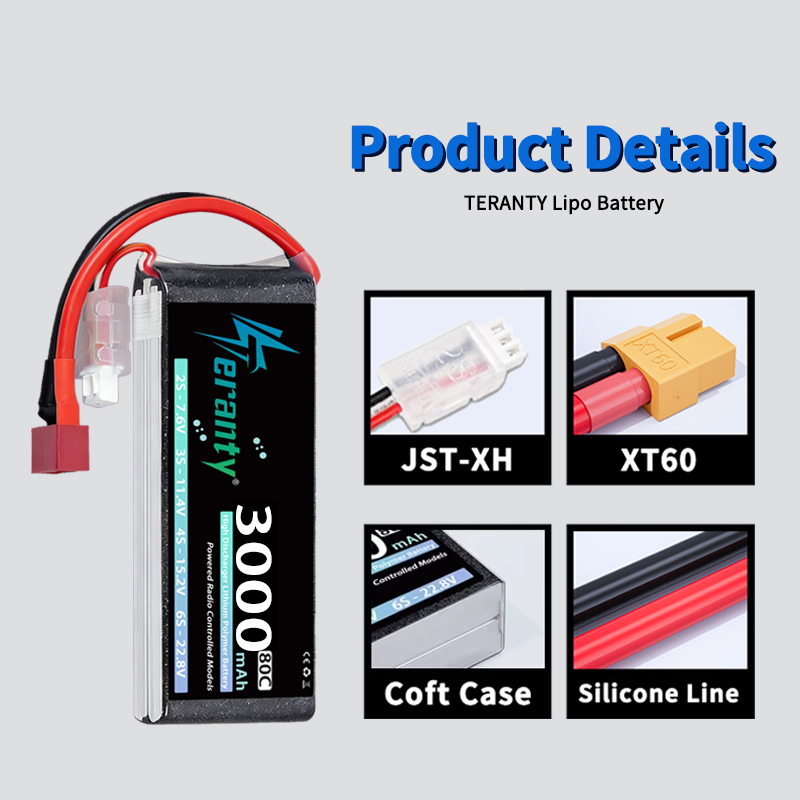 Batteria Lipo TERANTY 2S 3000m - Rc Hobby Drone recensione e prezzo