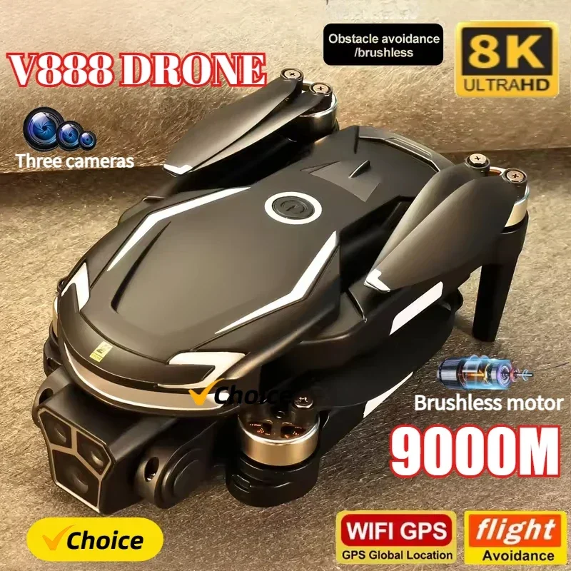 Nuovo Drone V888 8K GPS con Tr - Rc Hobby China recensione e prezzo