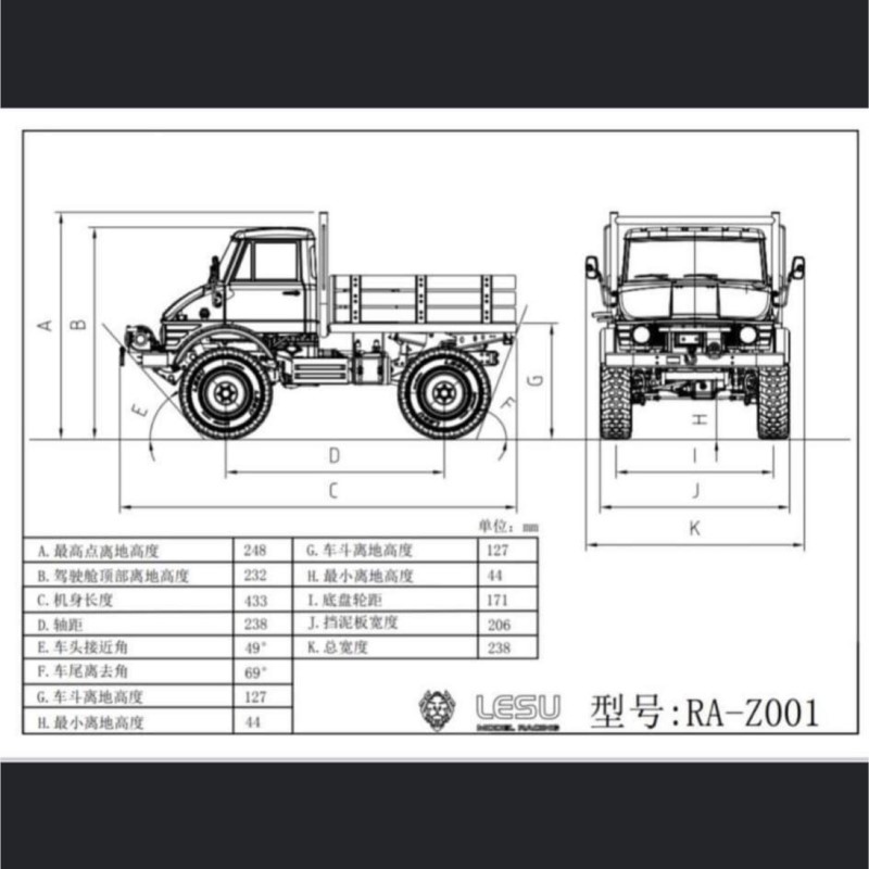 KIT 4*4 LESU UM406 RC Metallo  - Rc Hobby Off Road recensione e prezzo