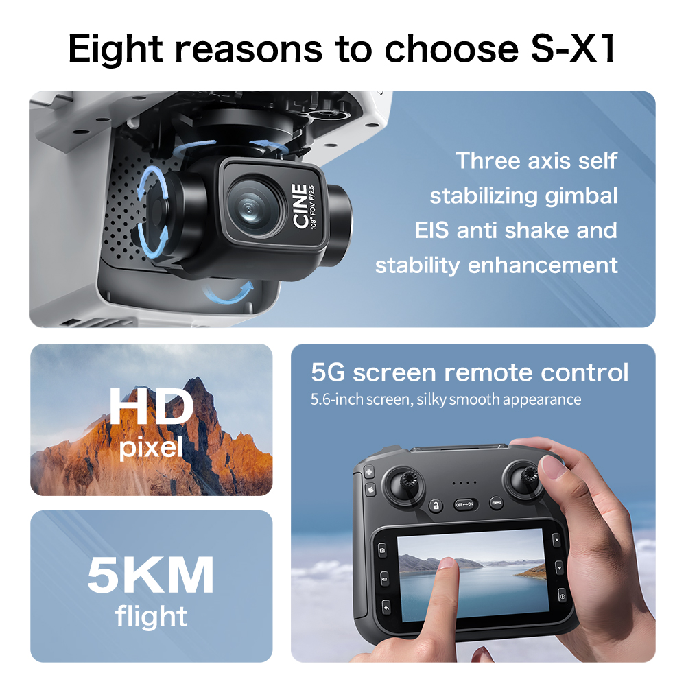 Drone GPS Lenovo S-X1 MAX con  - Rc Hobby China recensione e prezzo