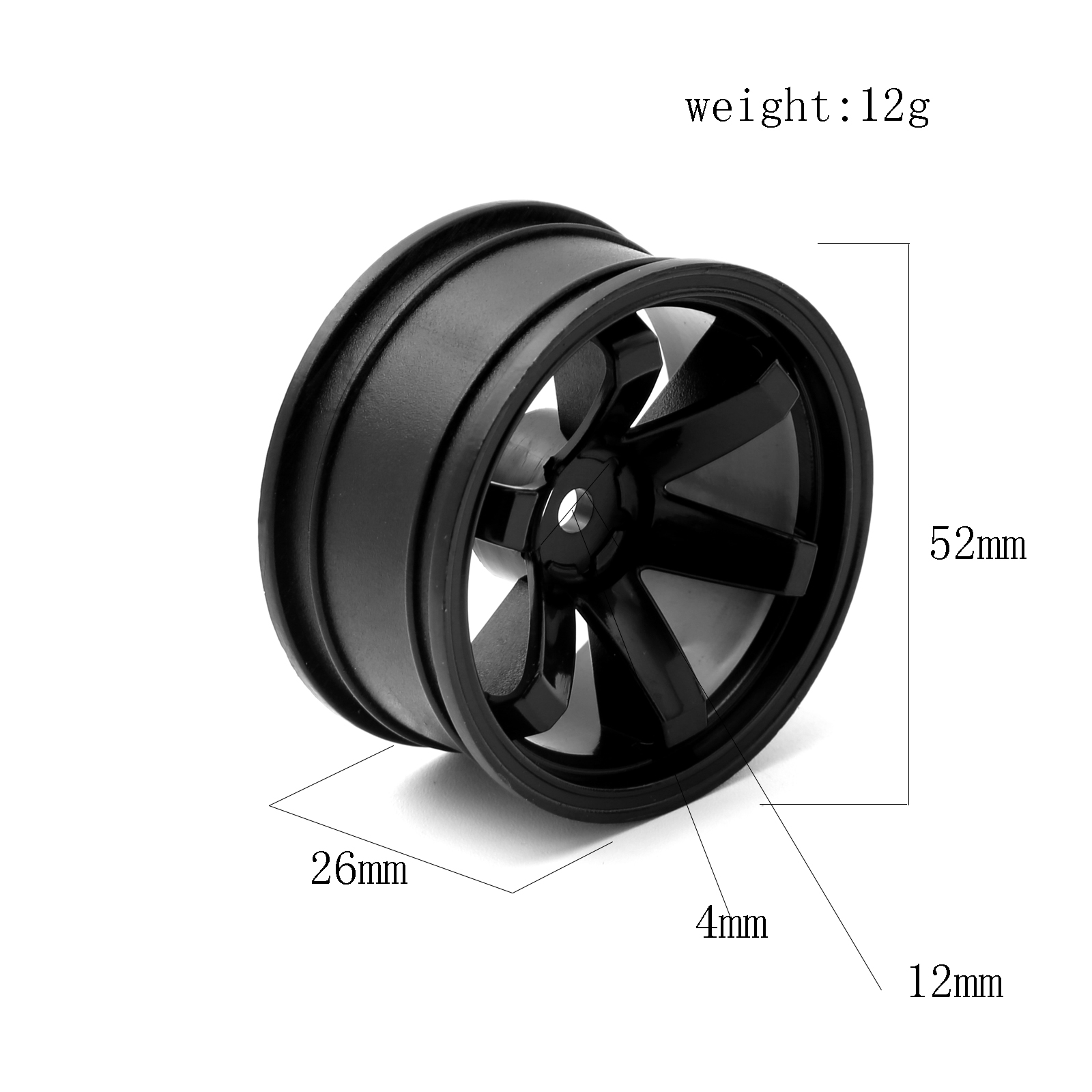 4 pezzi mozzo ruota in plastic - Rc Hobby Toys recensione e prezzo