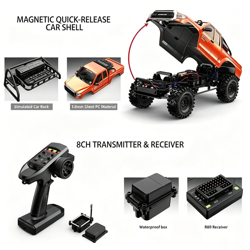 Hyper Go H8e RC Climbing Truck - Rc Hobby Off Road recensione e prezzo