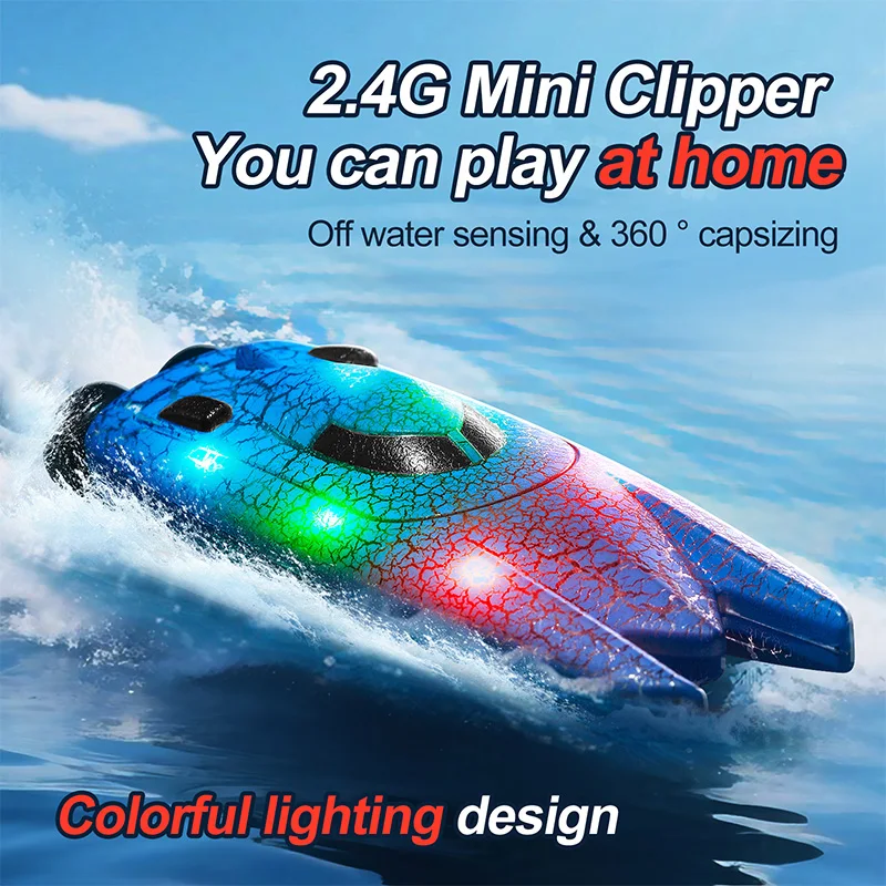 Mini Barca RC 2.4G con Luci, M - Rc Hobby Grade Boat recensione e prezzo