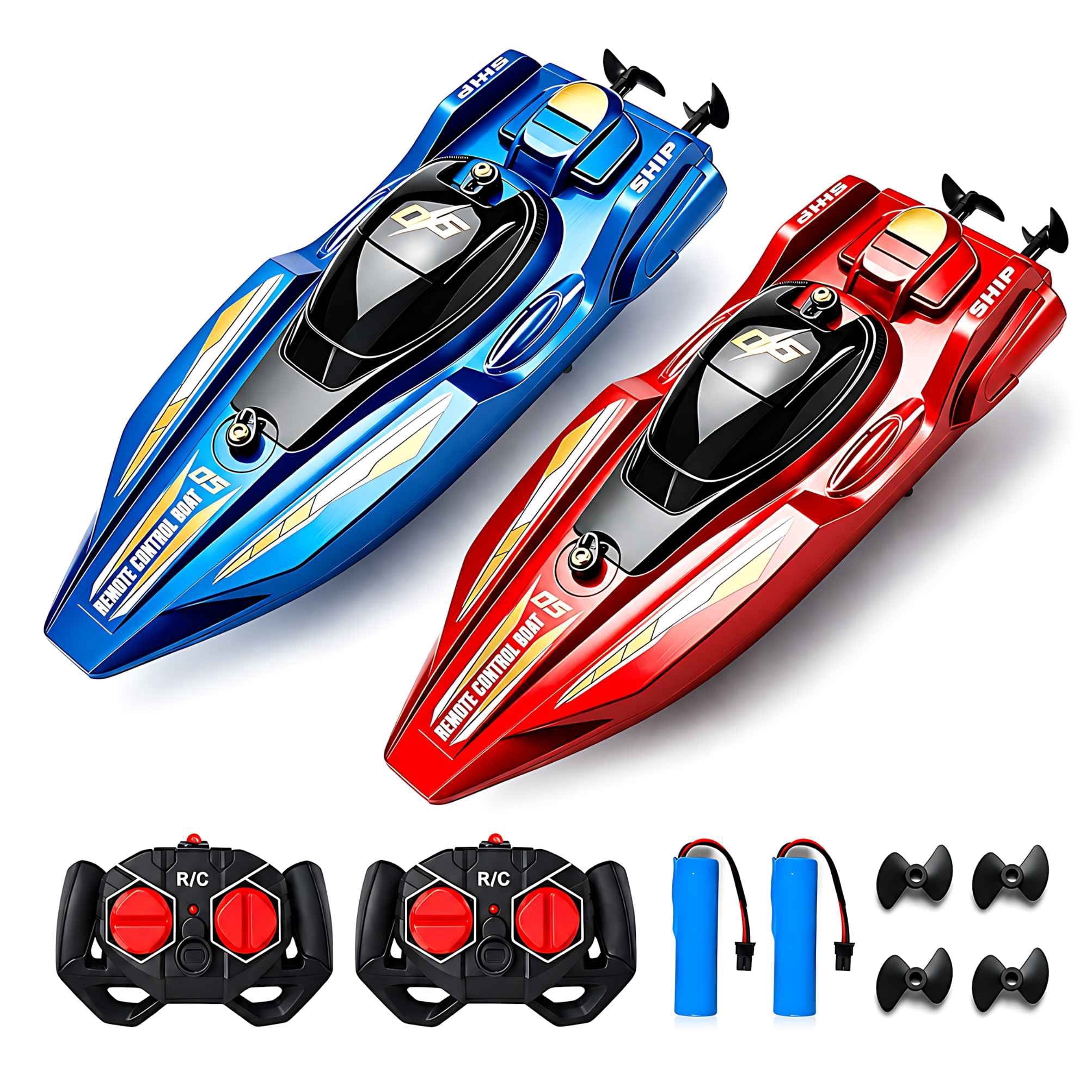 Set di 2 Barche RC Veloci, Bar - Rc Hobby Grade Boat recensione e prezzo
